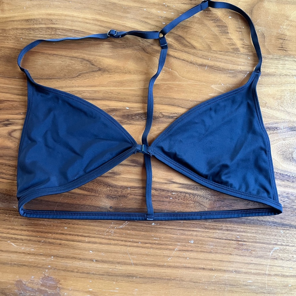 Triangle Swim Top front clasp
